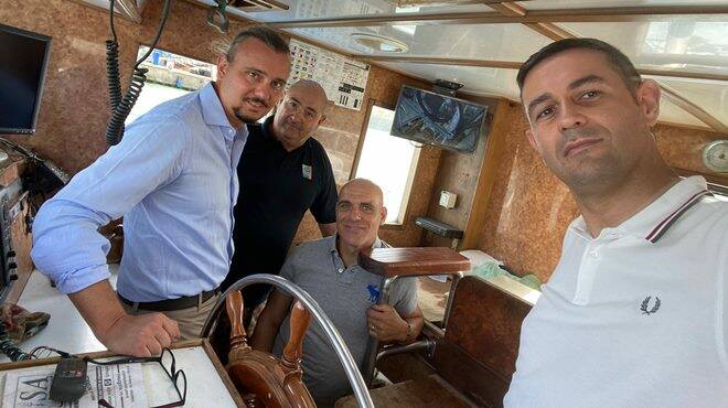 Il deputato Viviani (Lega) incontra la marineria di Fiumicino