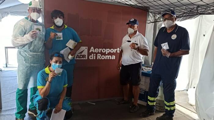 Fiumicino, dopo il camper dei vaccini la Misericordia impegnata con i tamponi al Lunga sosta dell’aeroporto