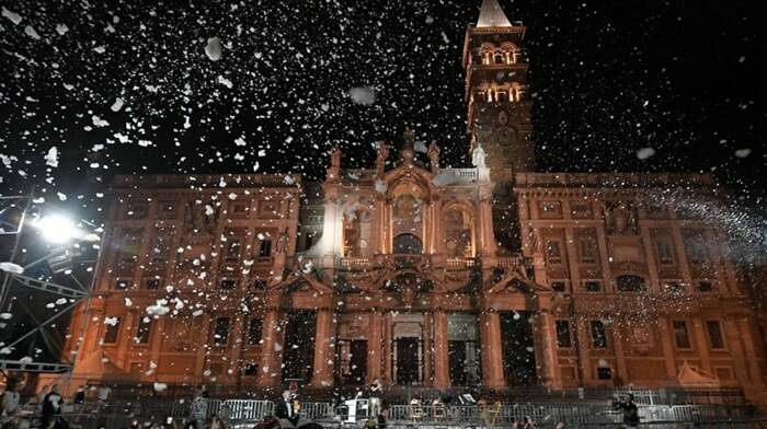Roma: il 5 agosto si ripete il miracolo della neve all’Esquilino