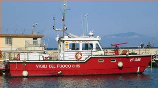 Gaeta e le Isole Pontine senza motobarca antincendio dei Vigili del Fuoco