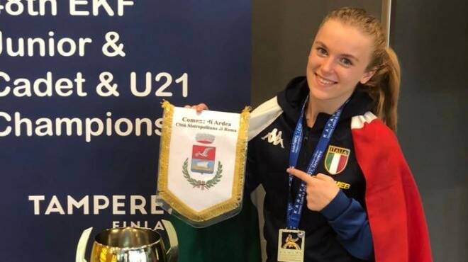 Kata, Chiara Tagliafierro di Ardea vince l’oro ai campionati europei giovanili