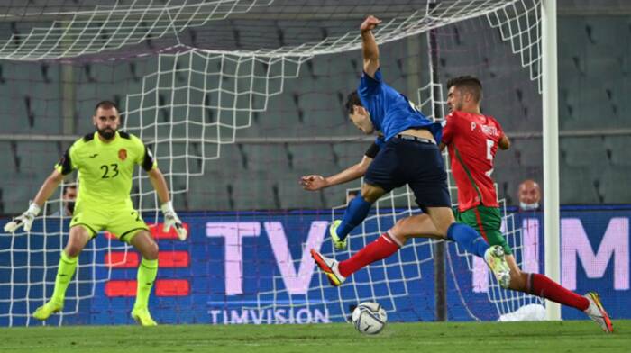 Qualificazioni Mondiali Qatar 2022, Italia mezzo flop: con la Bulgaria finisce 1-1