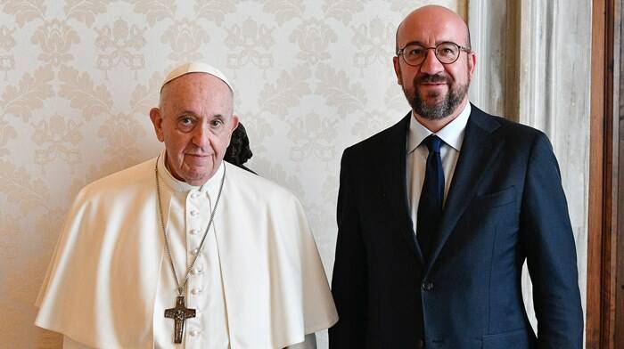 Il Papa incontra Charles Michel: Ue e profughi afgani i temi al centro del colloquio