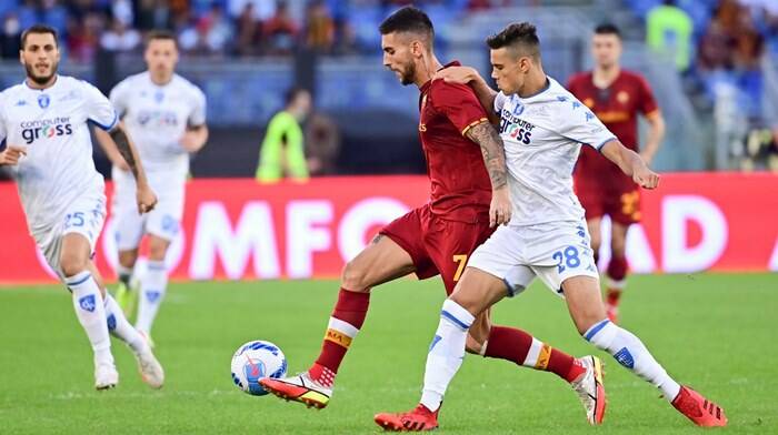 Roma, il derby è alle spalle: Pellegrini e Mkhitaryan piegano l’Empoli