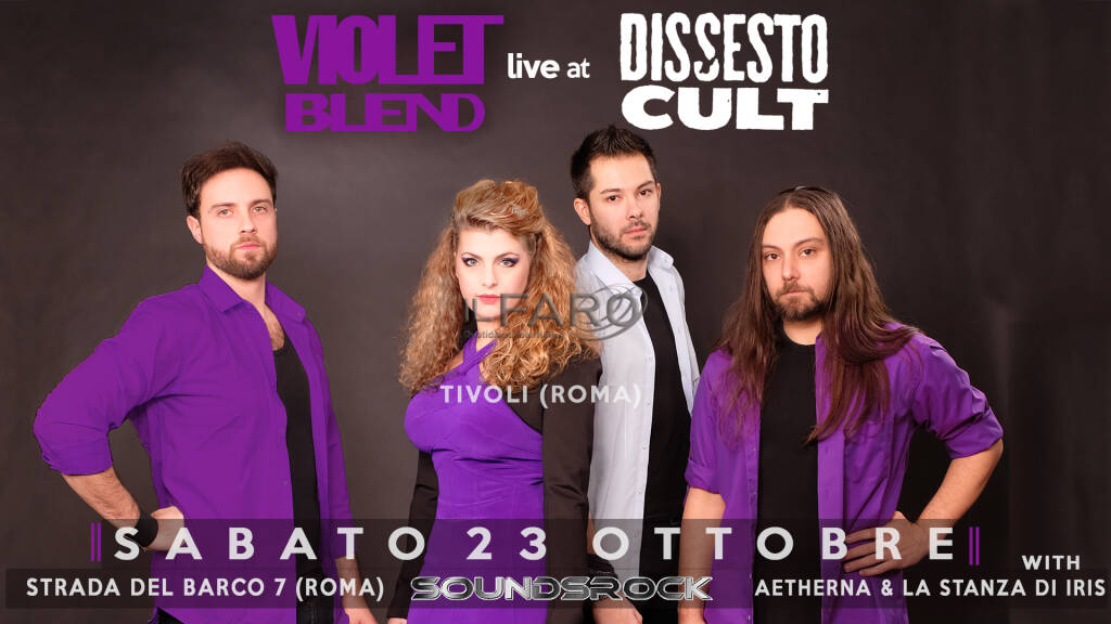Violet Blend in concerto al Dissesto a Roma