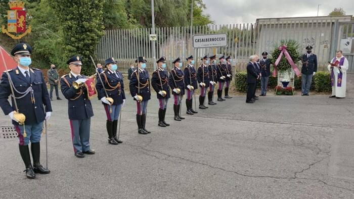 I vertici della Polizia di Stato ad Acilia ricordano Straullu e Di Roma a 40 anni dall’eccidio