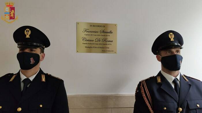 I vertici della Polizia di Stato ad Acilia ricordano Straullu e Di Roma a 40 anni dall’eccidio