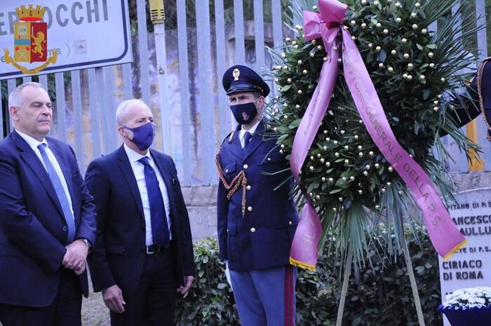 I vertici della Polizia di Stato ad Acilia ricordano Straullu e Di Roma a 40 anni dall’eccidio