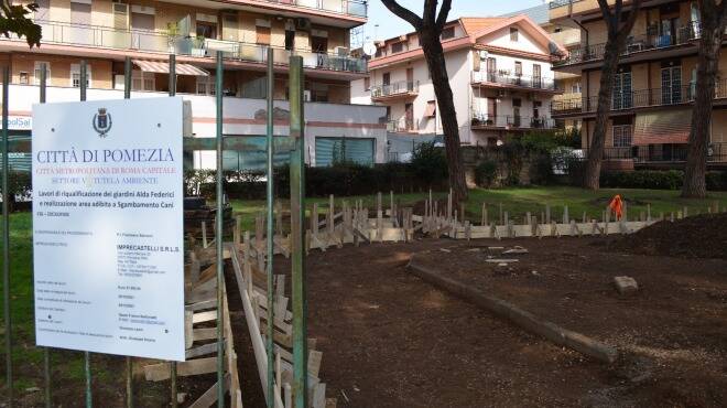 Aree verdi a Pomezia, al via i lavori di riqualificazione dei giardini Alda Federici