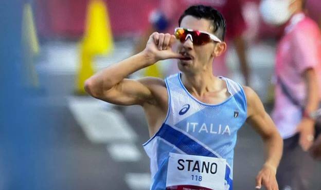 Massimo Stano celebrato a Palo del Colle: un murales dedicato all’oro di Tokyo