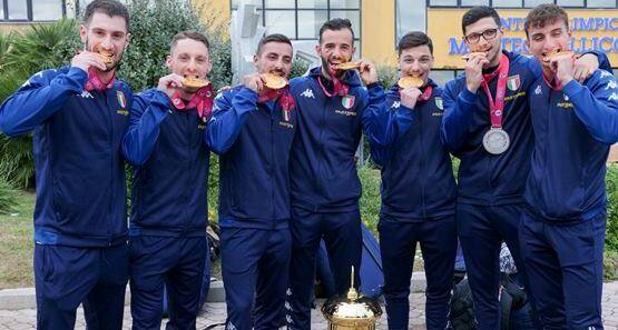 Campioni mondiali nel kumite a squadre, gli azzurri: “Un oro sognato e inseguito..”