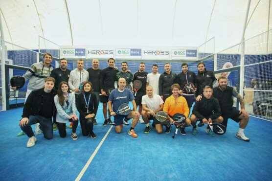 Totti e De Rossi alla prima edizione della Padel Cup a Villa Pamphili