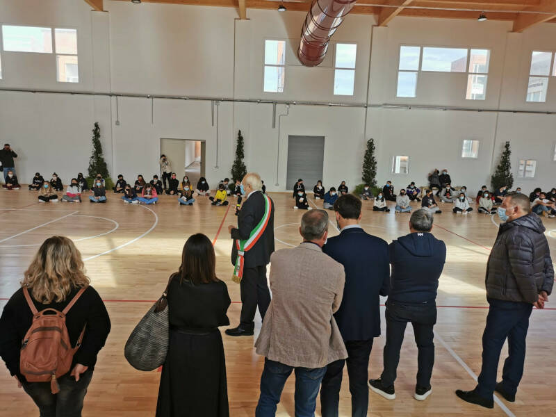 Fiumicino, inaugurata la nuova palestra per le scuole Segré e Rodano