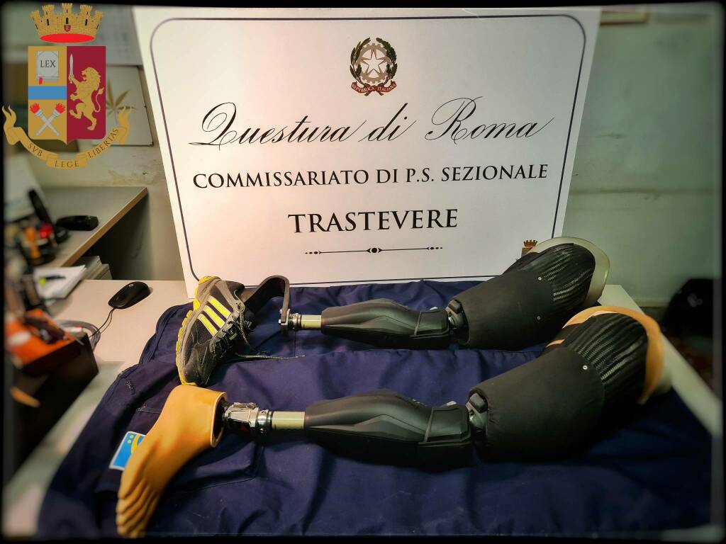 Roma, diplomatico disabile derubato delle gambe artificiali: recuperate le protesi da 150mila euro