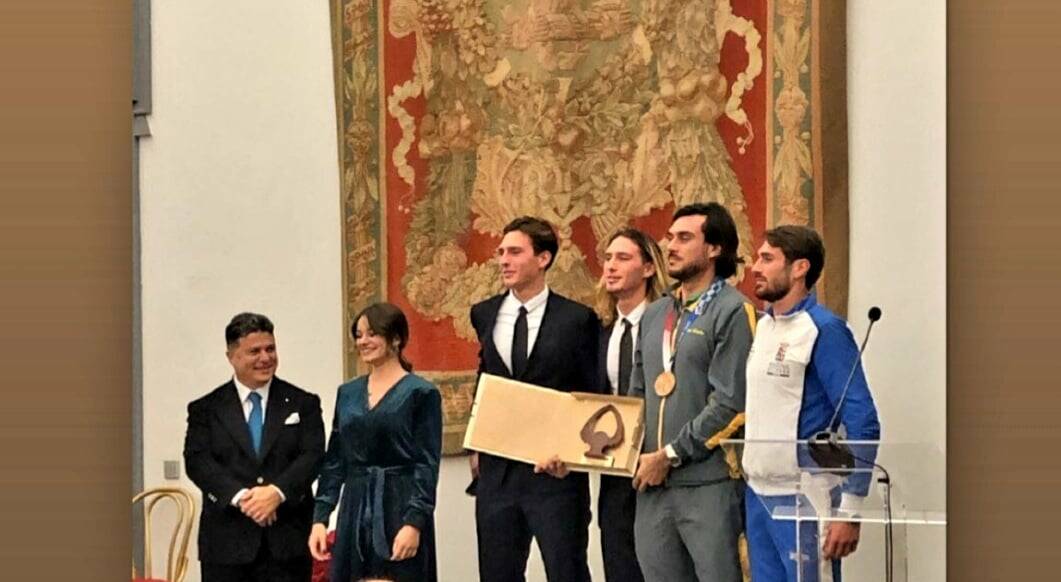 100 Eccellenze Italiane, gli azzurri della famiglia Vicino premiati a Roma
