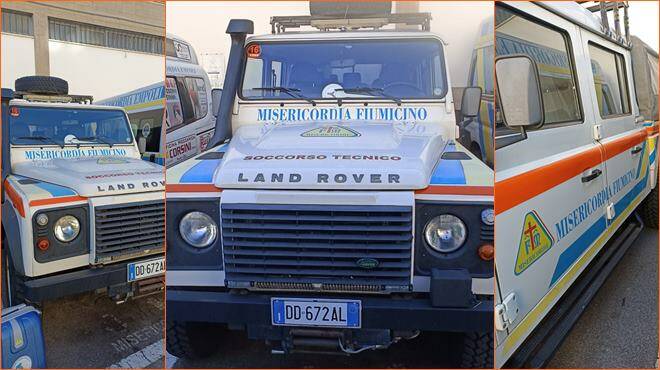 Fiumicino, alla Misericordia una Land Rover per le emergenze sul territorio