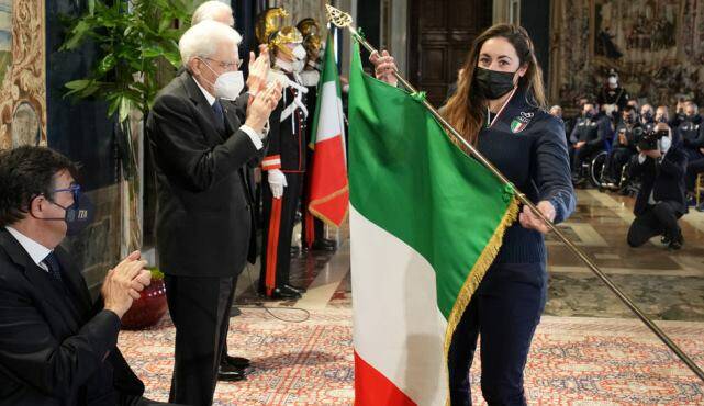 Goggia riceve il Tricolore al Quirinale: “Simbolo di valori etici, è responsabilità”