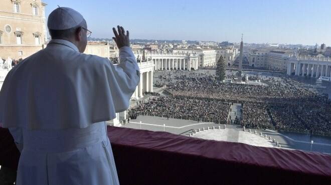 Natale 2021, dopo due anni il Papa torna sulla loggia di San Pietro per l’Urbi et Orbi