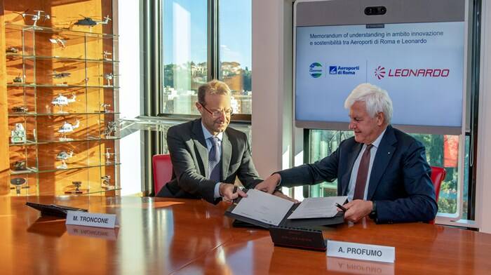 Vertiporti e mobilità aerea urbana: accordo Leonardo-AdR per lo sviluppo di “smart hub”