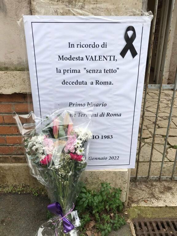 A Ostia una cerimonia per ricordare Modesta Valenti, la senzatetto che morì d'indifferenza