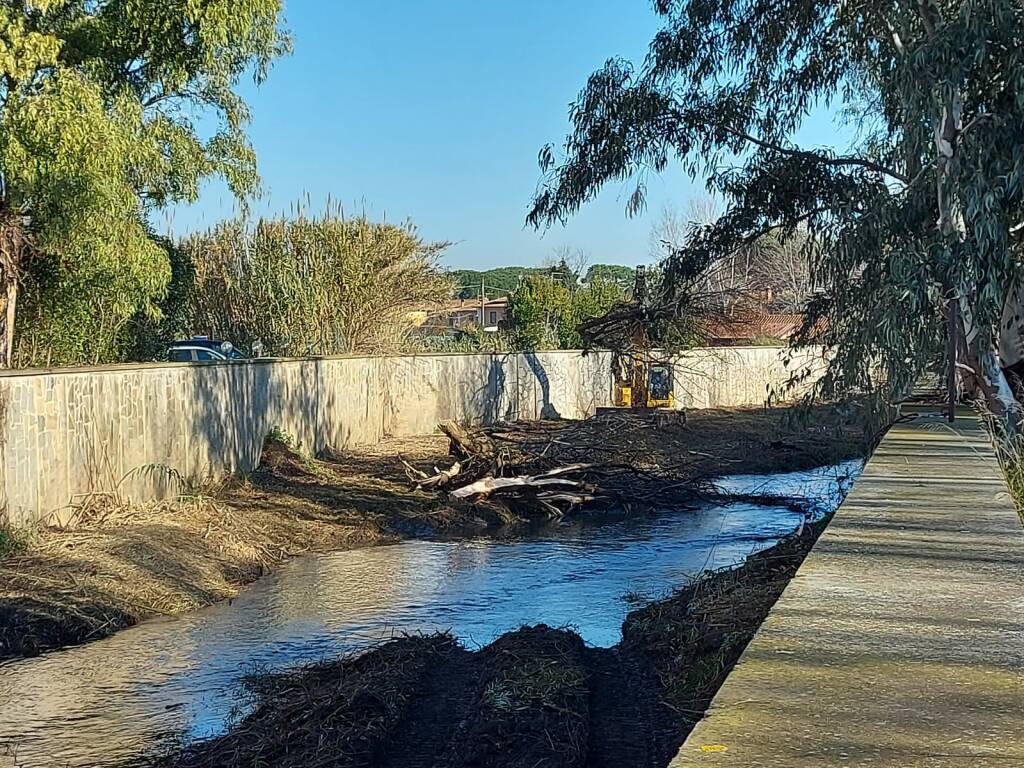 Maccarese, la Commissione Ambiente al cantiere sull’argine dell’Arrone