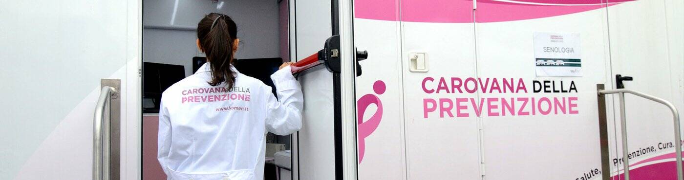 Prevenzione del tumore al seno: a gennaio a Cerveteri la Carovana della Komen Italia