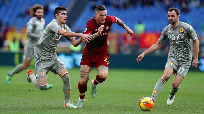 Roma, danno e beffa: il Var ferma Zaniolo, col Genoa è 0-0