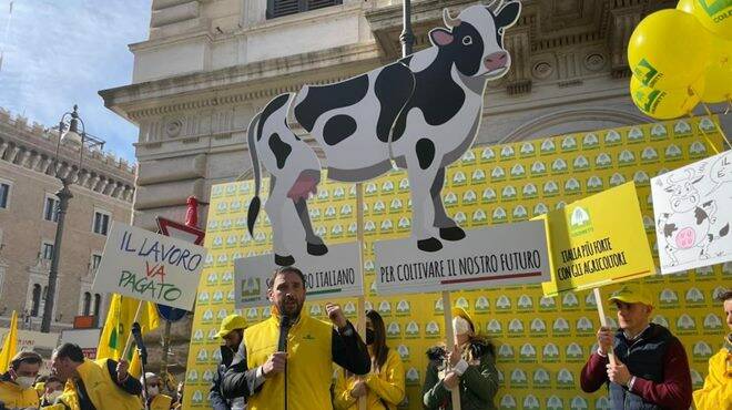 Coldiretti Lazio in piazza con migliaia di agricoltori: “Pronti a presentare le prime denunce”