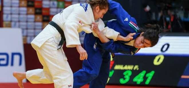 Fiumicino sul podio nel judo: Francesca Milani è argento al Grand Slam di Tel Aviv