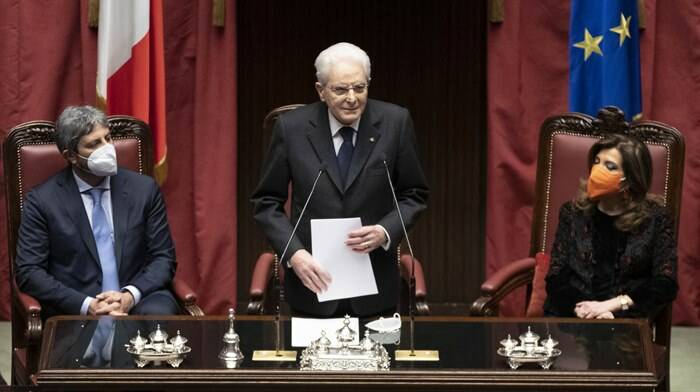Mattarella bis: giuramento e discorso del Presidente della Repubblica
