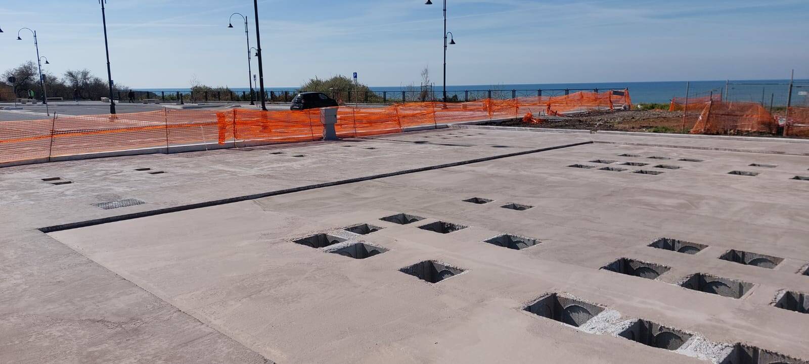 Cantieri aperti sul Belvedere di Anzio, in allestimento un’area fitness fronte mare