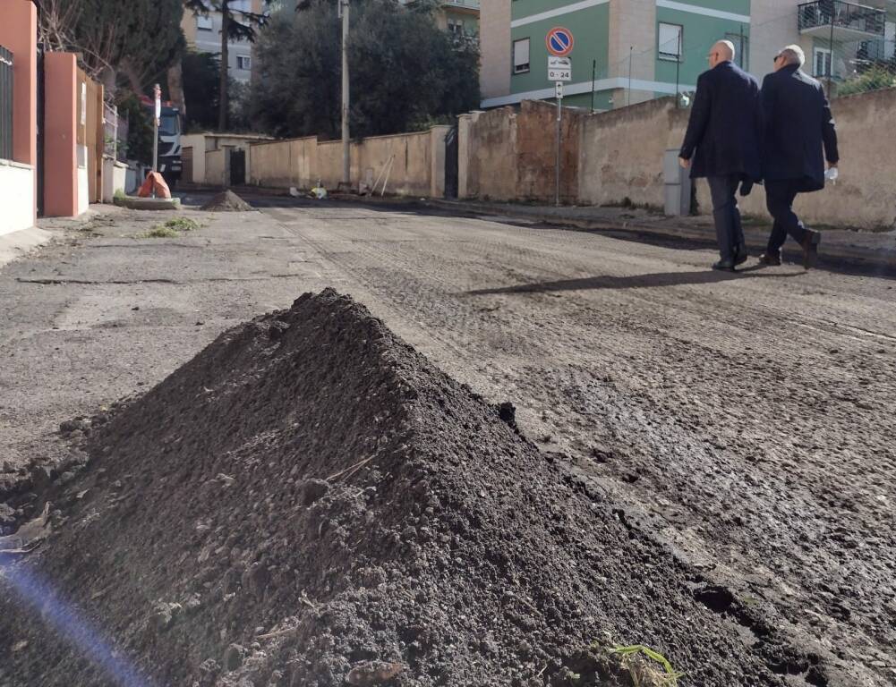 Civitavecchia, terminato l’intervento in via De Sanctis, partito quello in via Leopoli