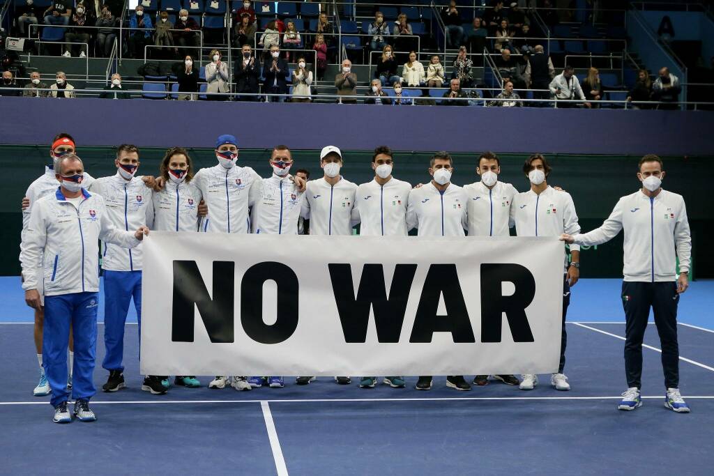 Coppa Davis: Italia e Ucraina contro la guerra