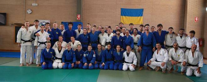 Judo, la Nazionale ucraina ospitata al Centro Olimpico della Fijlkam
