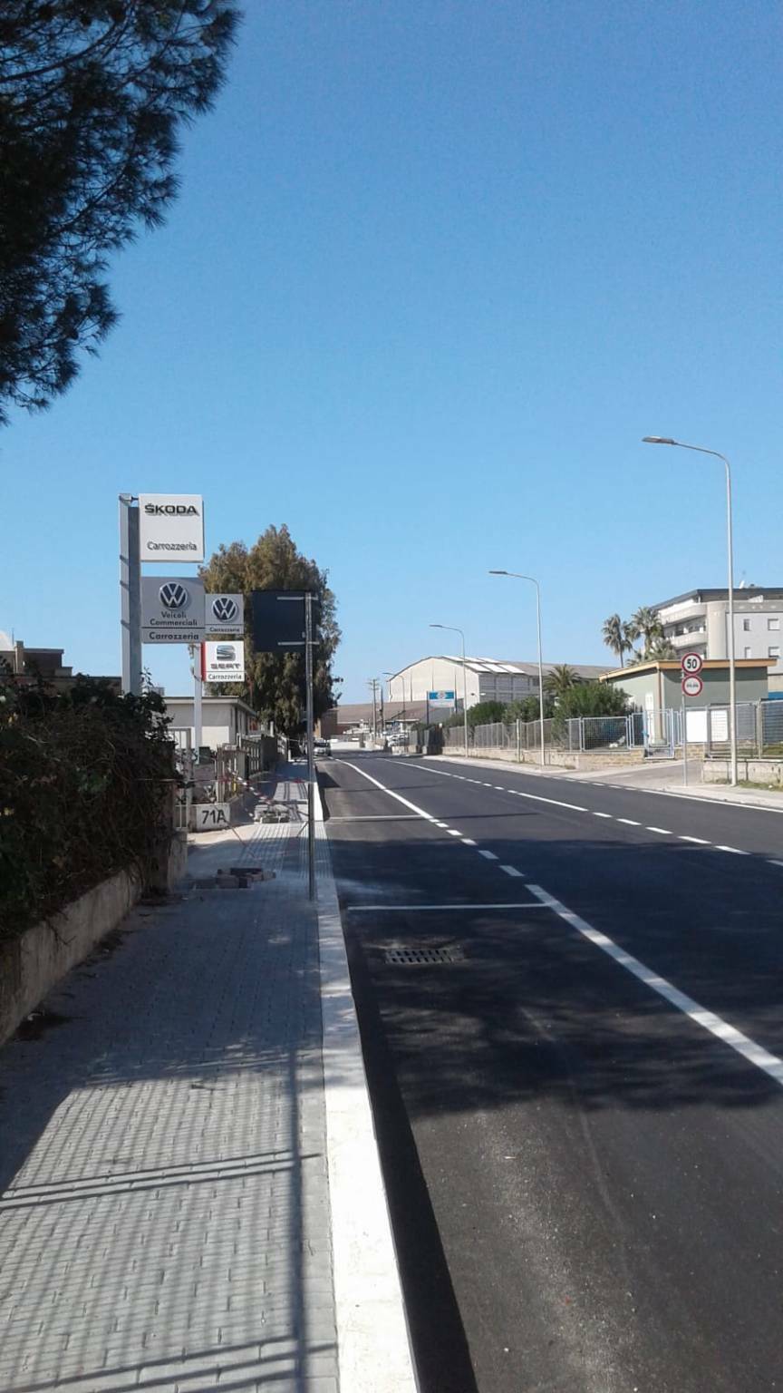 Pomezia, area industriale più accessibile: ultimati i lavori in via Naro