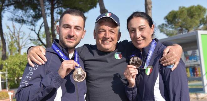 Tiro a volo, l’Italia è bronzo in Coppa del Mondo: Bacosi-Rossetti sul podio