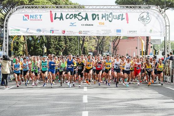 Corsa di Miguel: 6.500 runners di corsa a Roma nel Giorno della Liberazione