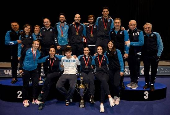 Favola fioretto azzurro: la squadra maschile è oro in Coppa del Mondo