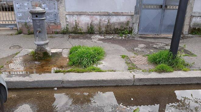 Fontanella su via Foce Micina, Tatini (Crescere Insieme): “Inaccettabile spreco d’acqua e degrado urbano”