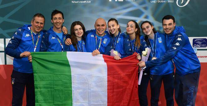 mondiali scherma italia under 20 foto bizzi