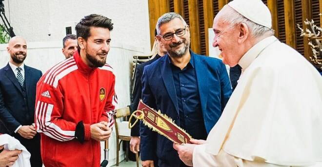 Giornata Internazionale dello Sport, la Roma Amputati da Papa Francesco