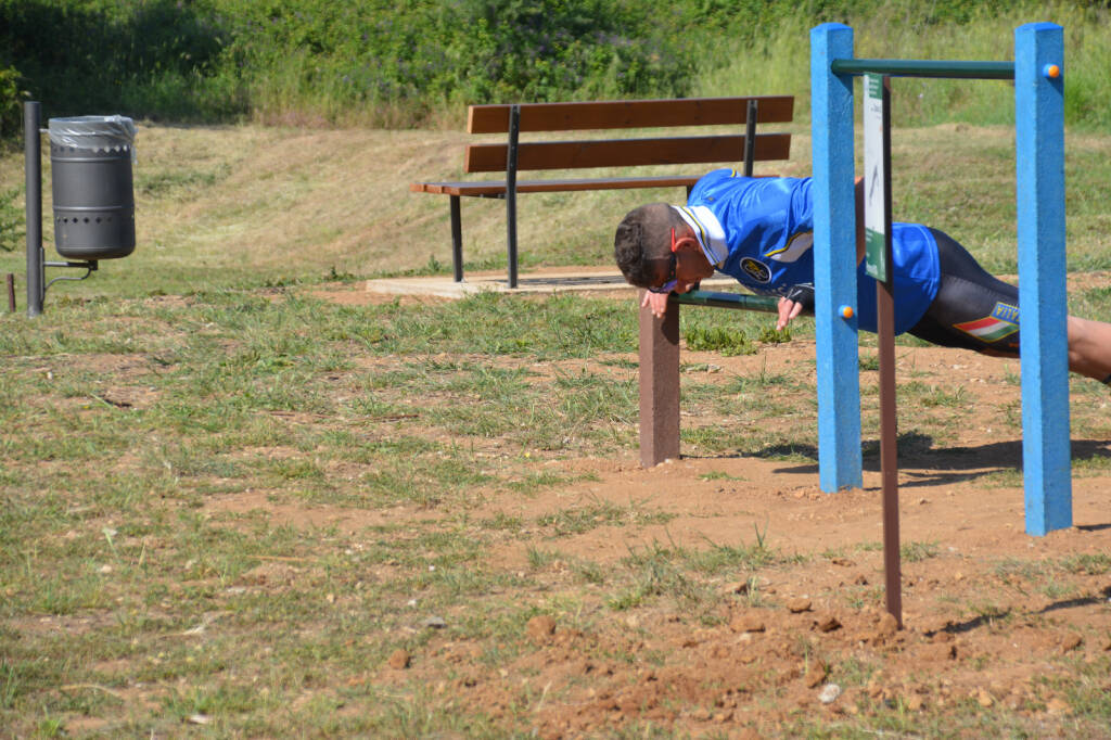 Pomezia, al Parco della Crocetta, inaugurata l’area fitness all’aperto