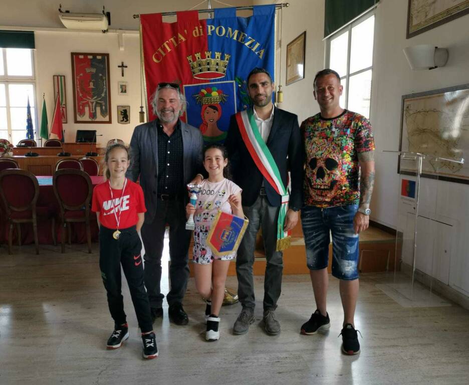 Pomezia, il Sindaco incontra la giovane campionessa regionale di Ginnastica artistica