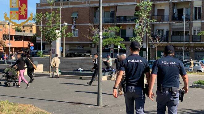Roma, controlli straordinari della Polizia nei quartieri di Centocelle, La Rustica, Quarticciolo e Tor Sapienza
