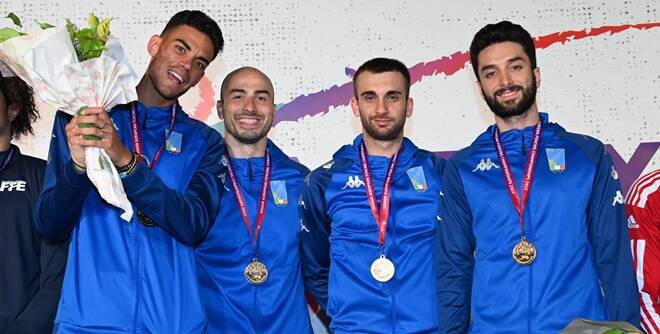 Europei, Italia a squadre padrona: oro per il fioretto e argento per la spada