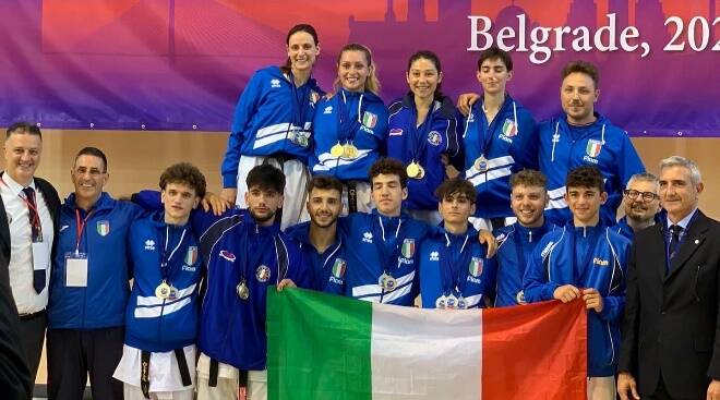 Mondiali di karate, l’Italia della Fiam non delude: vince 38 medaglie