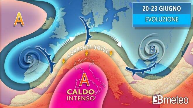 Meteo martedì: picchi di 40°C, ma non mancherà qualche temporale. I dettagli