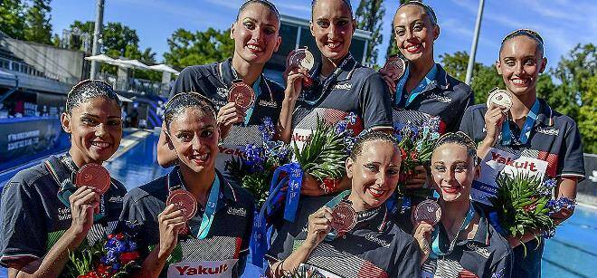Sincro da favola, il team femminile è bronzo mondiale: conquista storica