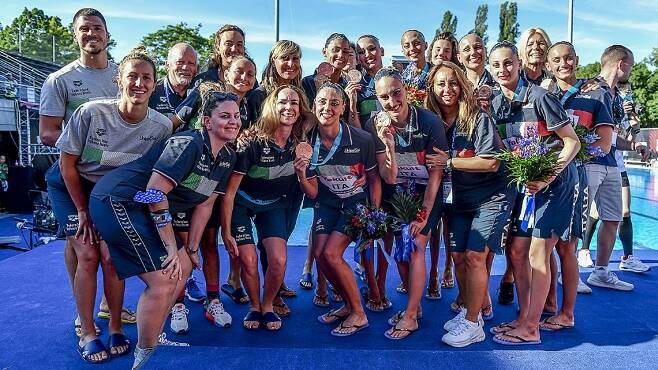 Sincro da favola, il team femminile è bronzo mondiale: conquista storica