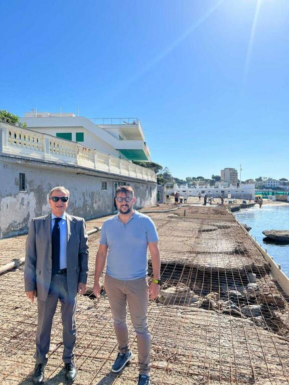 Santa Marinella, al via i lavori di messa in sicurezza della spiaggia adiacente alla Passeggiata